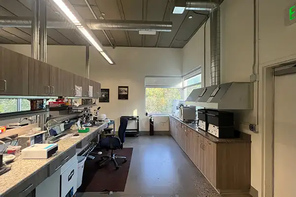 Lab room at Group 4 Dental Lab in Beaverton, OR.